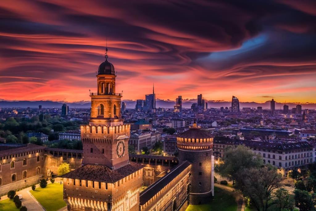 Duomo-Fiera Mi Master Suite Design Wifi+Netflix Milánó Kültér fotó